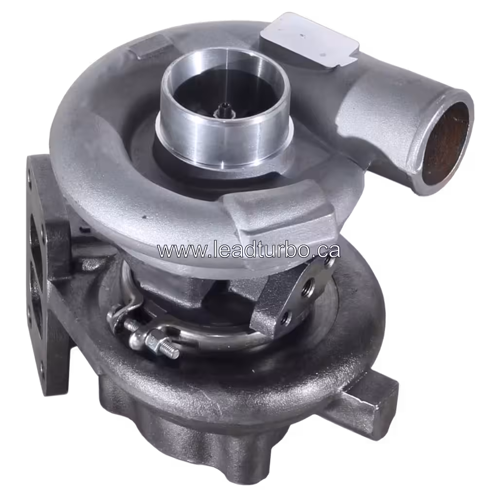 Vista lateral del turbo para Kato 820E y Kobelco SK200