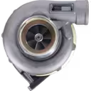 Vue du turbocompresseur H2D HX50 pour Scania K113