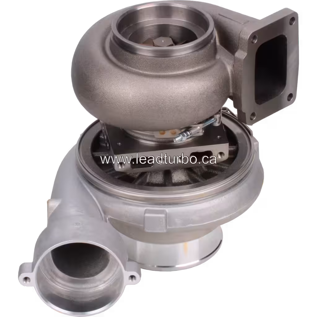 Turbocompresseur 700144-0003 BTL7510 pour CAT D11N 3508 bottom 45 degree view