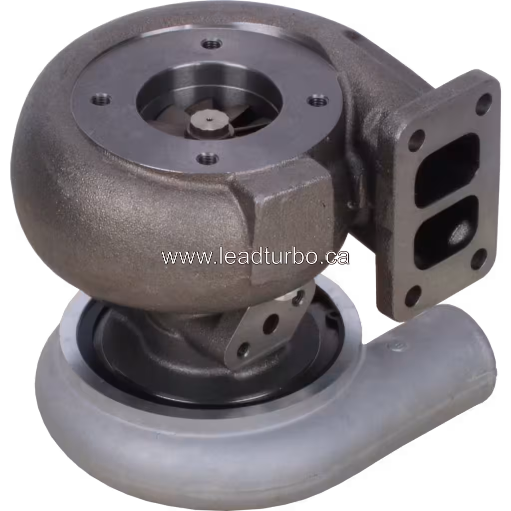 Detalhe do alojamento do compressor do turbocompressor DEUTZ