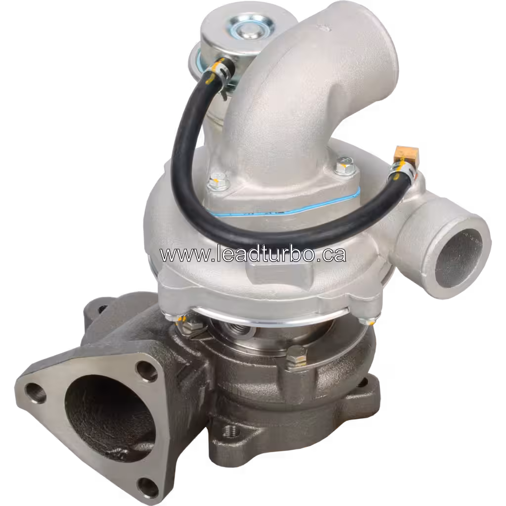 Turbolader 2820042600 für Hyundai D4BH, Ansicht von oben mit sichtbarem Aktuator-Schlauch