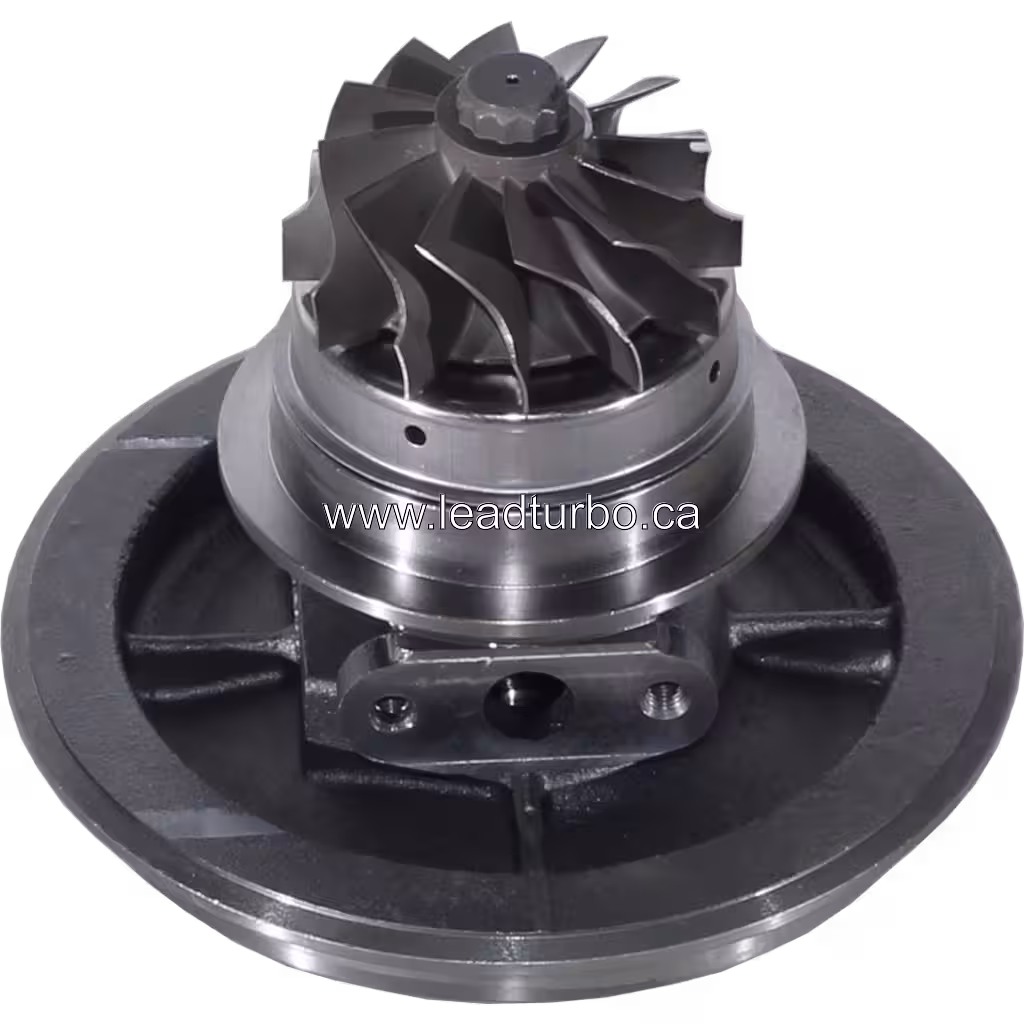 D12 Motor Turbolader Core Ansicht