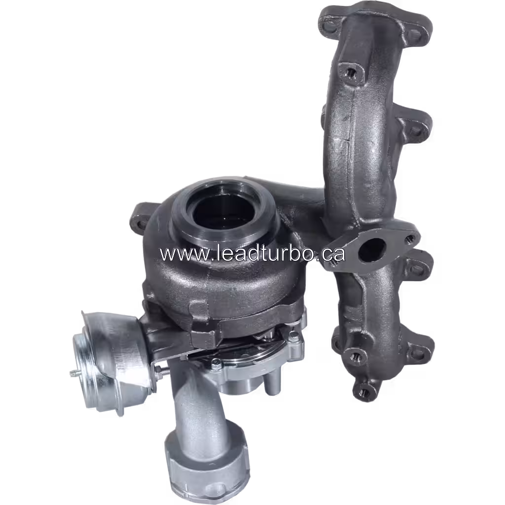 Turbosprężarka zamiennik do SEAT Altea 1.9 TDI BJB BKC BXE 105KM bottom 45 degree view