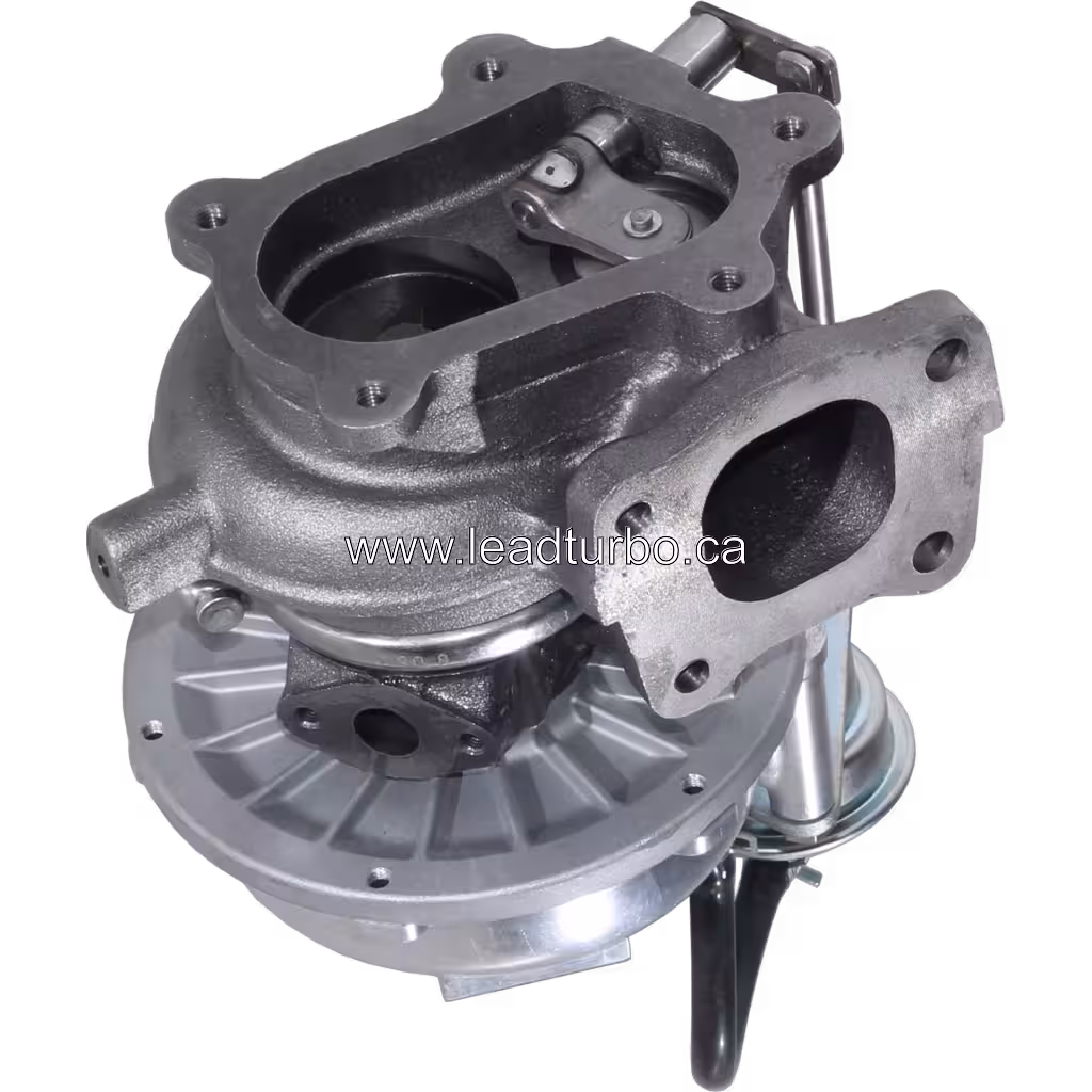 Turbosprężarka zamiennik do silnika ISUZU 4HE1(VIBA) bottom 45 degree view