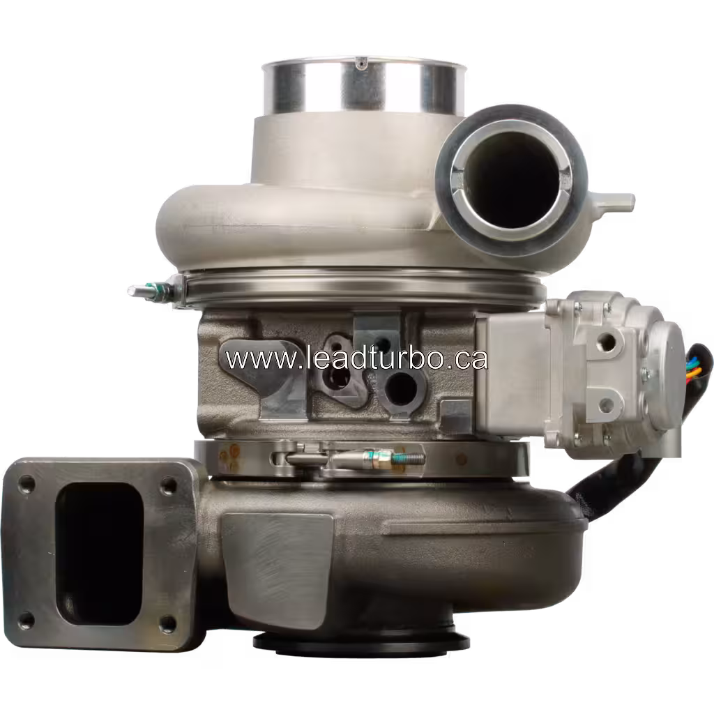 Turbosprężarka zamiennik do PACCAR MX13 EPA13, widok z przodu
