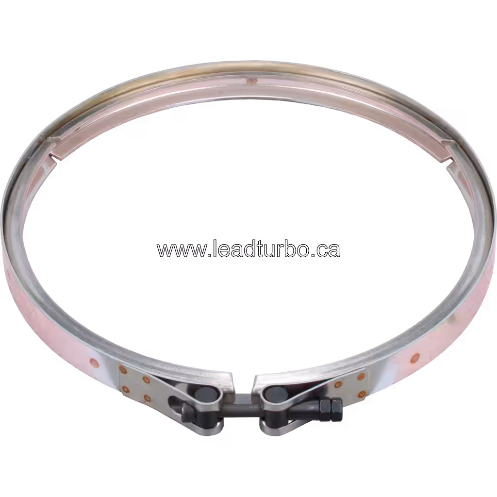 Vista replacement do V-band 3590438, design de anel dividido com porca ajustável
