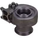 Top view of 3506616 turbine housing showing four-bolt exhaust flange