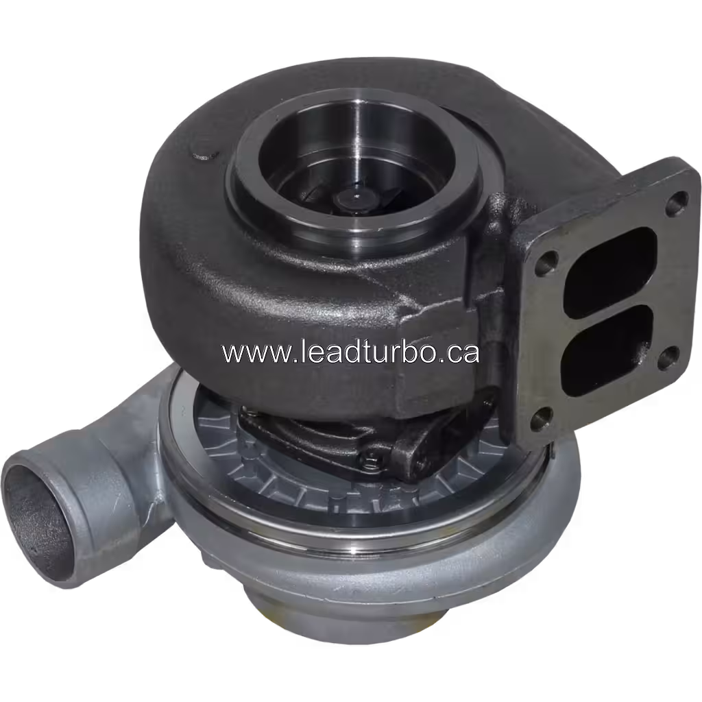 Турбокомпресор 3528794 H1E для Cummins 6CTA 211HP bottom 45 degree view