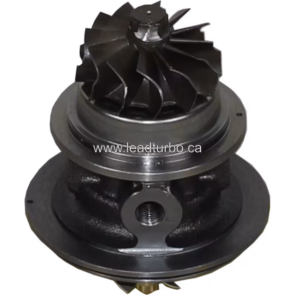 3539071 HX25 Turbocharger Core for IVECO Industrial 4CYL 4V CNH bottom 45 degree view