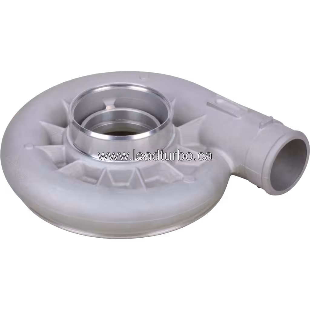 Vista replacement da carcaça de compressor HX82 mostrando o furo central polido