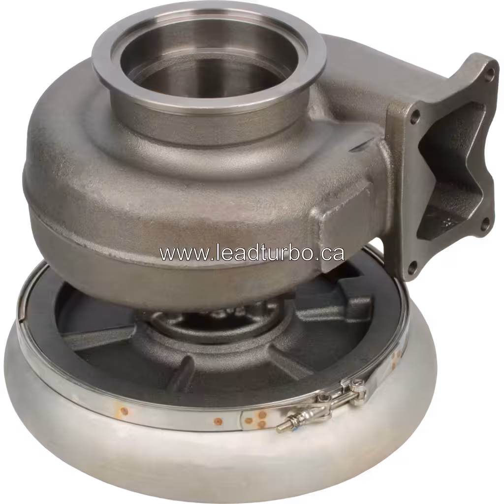 HX82 Turbocharger Assembly Side View