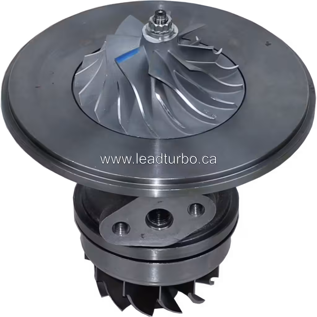 4029159 HX35W Turbocharger Core for Cummins 6BTAA 215HP 45 degree view