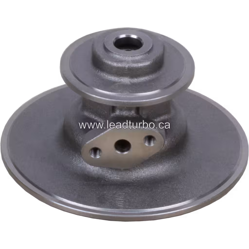 Корпус підшипника турбокомпресора 500390351 BH HX50W для IVECO Cursor 13 bottom 45 degree view