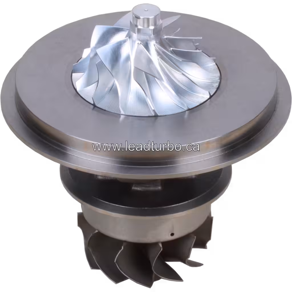712371-0028 BTV8501 Turbocharger Core for CAT Earth Moving 45 degree view