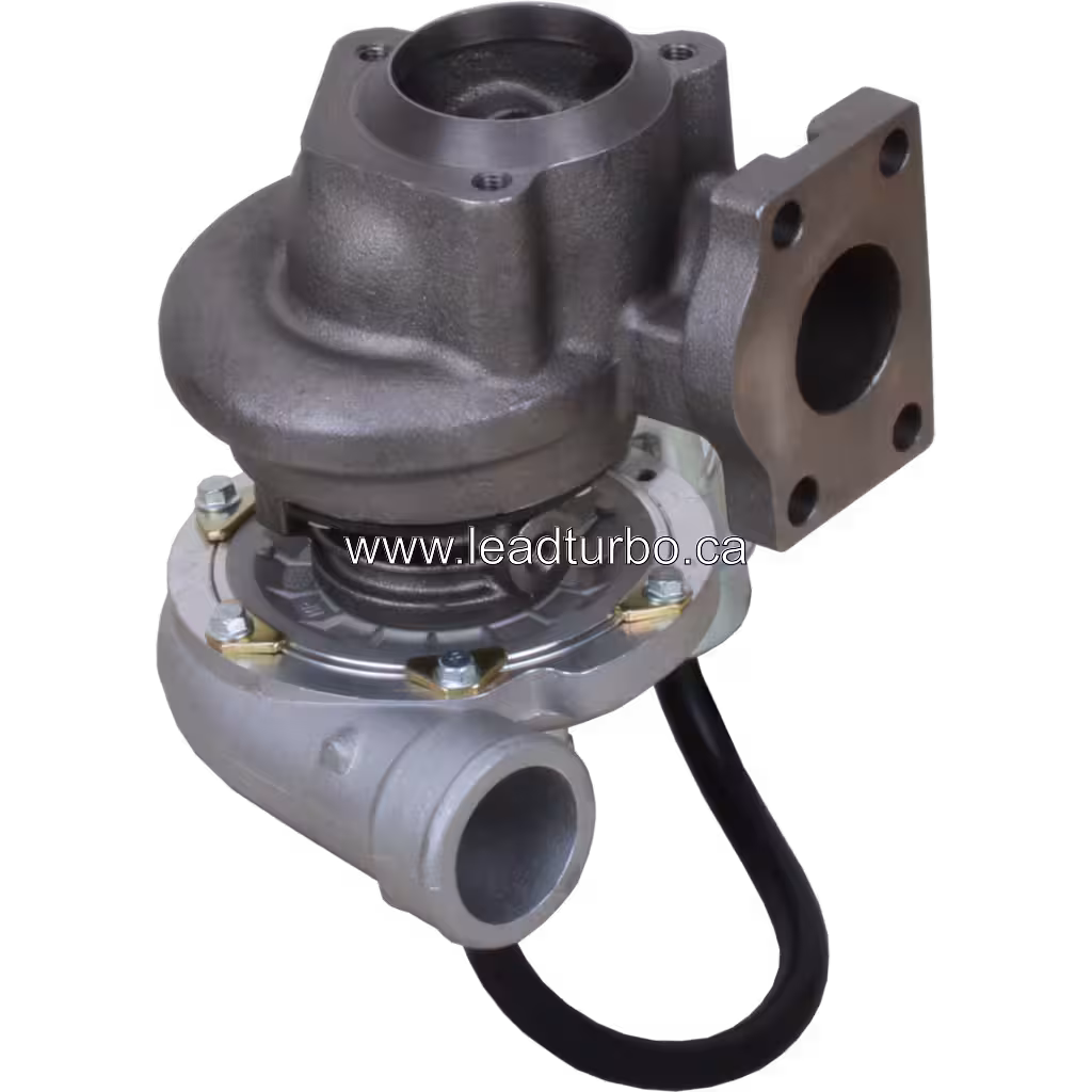 727264-5003 GT2052 Turbolader Ersatz für Perkins T4 40 4L bottom 45 degree view