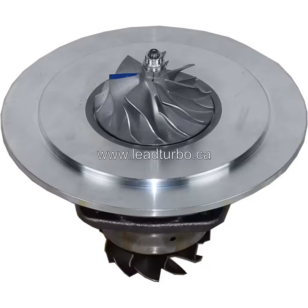 Front view of 728691-0001 turbocharger core assembly