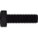 Bolt B16 M8X25 tête hexagonale noire vue de face
