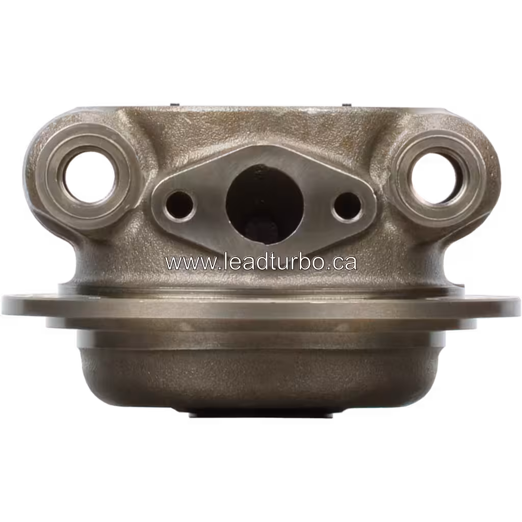 Vista frontal de bearing housing 4041802 para turbo HE851 Cummins