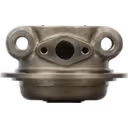 Vista frontal de bearing housing 4041802 para turbo HE851 Cummins
