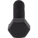 Vista traseira do bolt B16 M8X25 para turbo Cummins QSK50