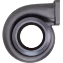 Vista frontal da carcaça de turbina 14961016101 de fundição cinza escura