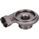 Compressor Housing 15101013010 com superfície oxidada - Vista inferior 45 graus