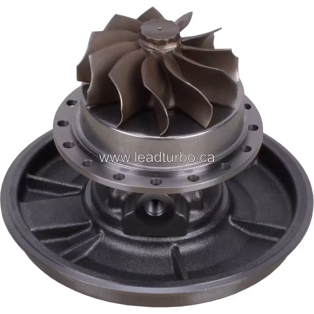 Core турбокомпресора HC5A 3594204 для Cummins KTA50 bottom 45 degree view