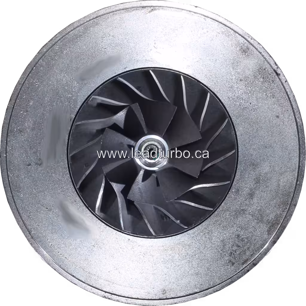 Core HX35 FOR 3537132 vue de face avec roue compresseur
