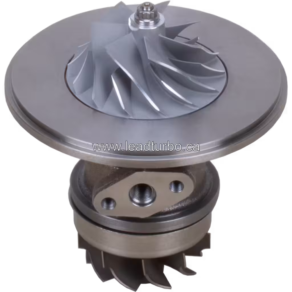 Core турбокомпресора HX40W FOR 4043807, вид зверху під кутом 45 градусів