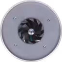 Vista frontal do Core J96 FOR 14411-9S000 mostrando a roda do compressor