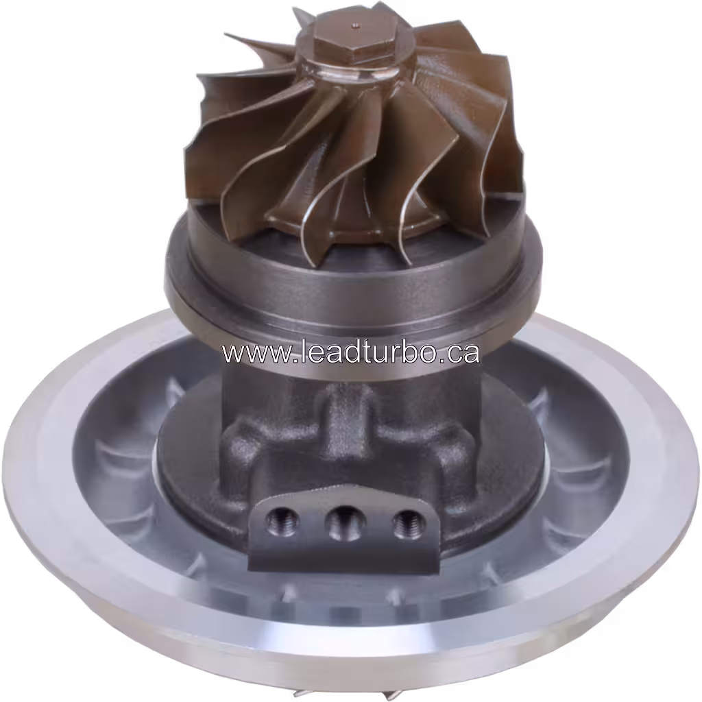 Core турбокомпресора для KOMATSU PC600-7 (SA6D140E-3B-7) bottom 45 degree view