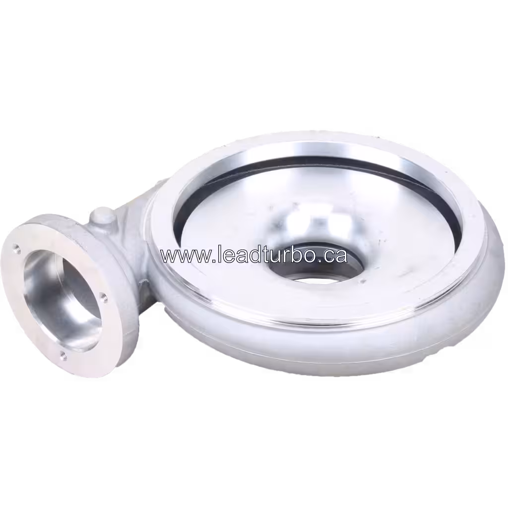 Корпус компресора турбокомпресора для Cummins ISX QSX15 bottom 45 degree view