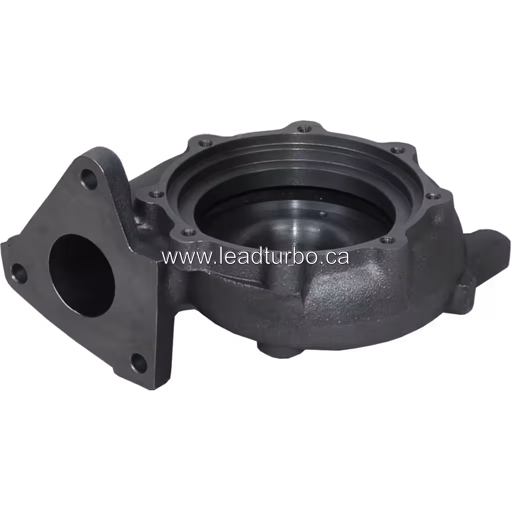 Корпус турбіни GT2052V 724639-0002-2 TH для Nissan ZD30ETI bottom 45 degree view