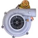 GT3576 Turbolader 17201E0A40 für HINO J08C, Frontansicht mit Kompressor