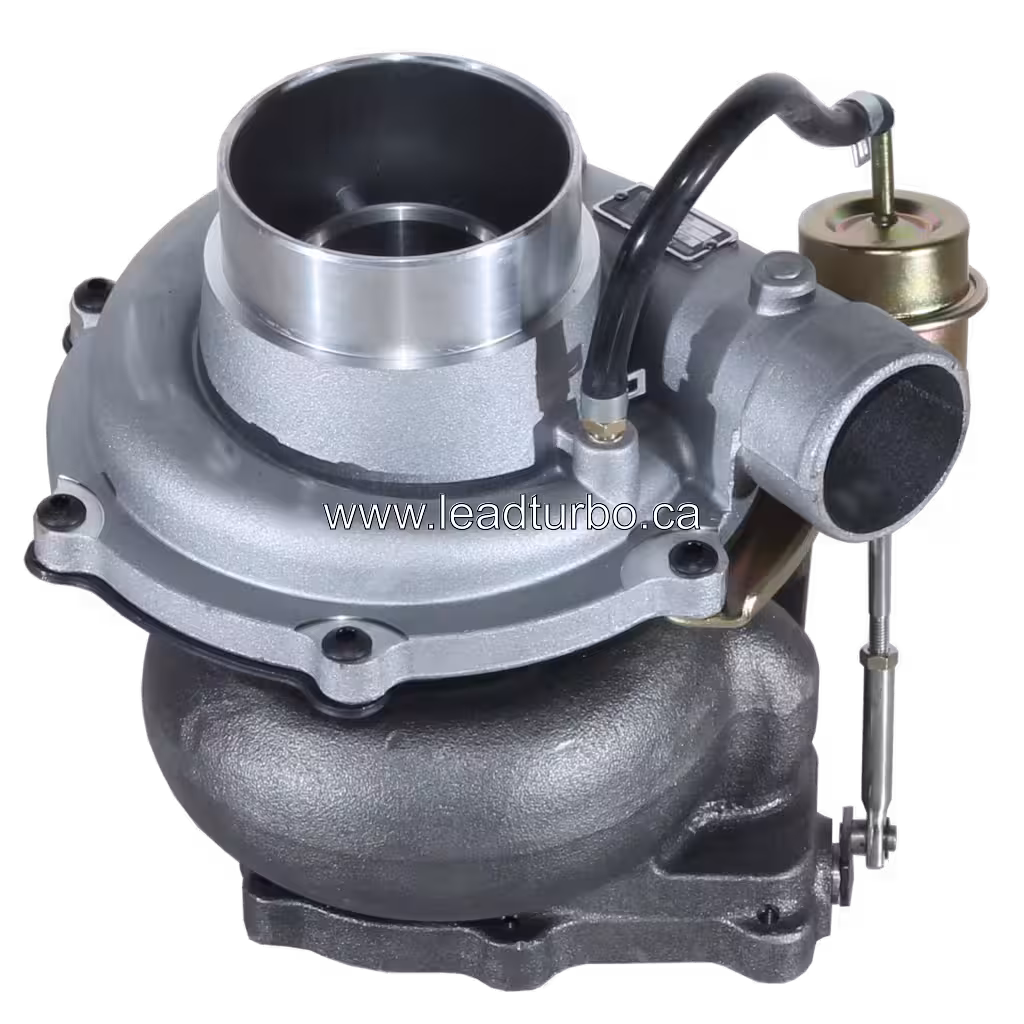 Turbolader 17201E0A40 mit blauem Kühlmittelrohr und mechanischem Steller