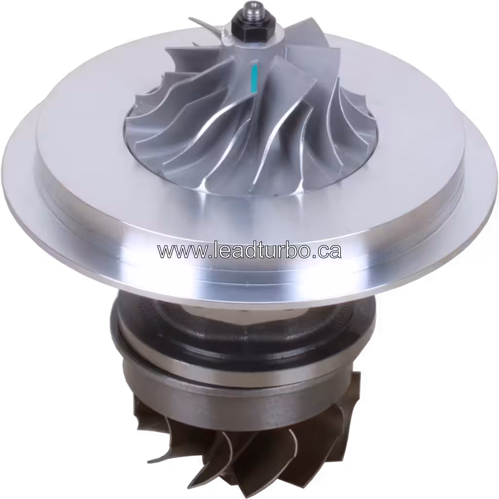 KTR110L-3H4E Turbocharger Core for Komatsu PC600-7 (Ref 6505-65-5020) 45 degree view