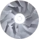Roue de compresseur 49178-09710 CW pour Turbo TD05-10A Mitsubishi 4D56Q thumbnail 2
