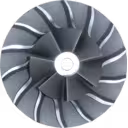 Détail aubes roue compresseur turbo J96 remplacement