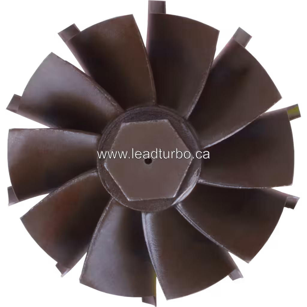 Roue de turbine 239-9988 TW pour turbo CAT C15 front view