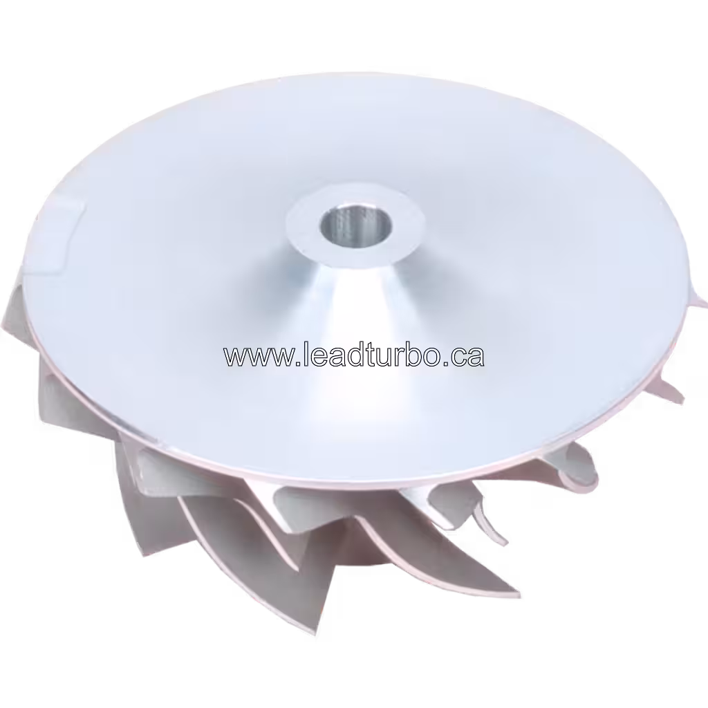 Rueda Compresora 316852 para Turbo S400 y Motor Deutz BF6M1015CP bottom 45 degree view