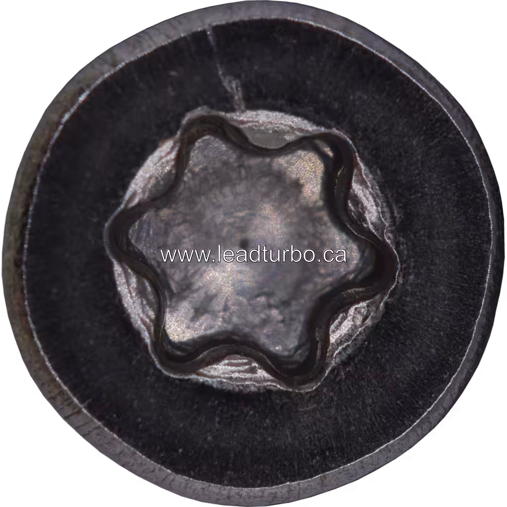 Śruba turbosprężarki RHF4-660011P10 5NHBRL377CEZ do Mitsubishi L200 top view