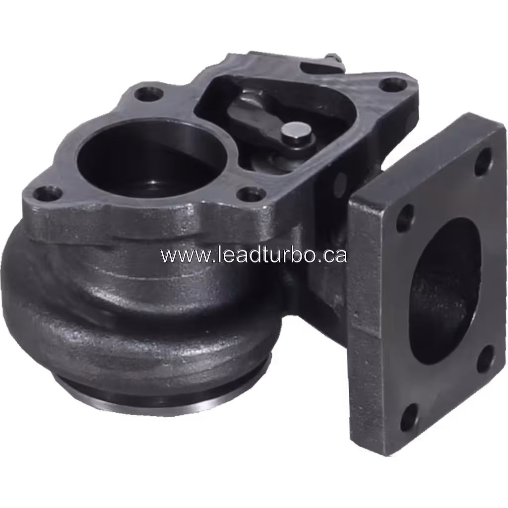 TD04 Turbine Housing 49377-01611 TH for Komatsu PC130-7 45 degree view