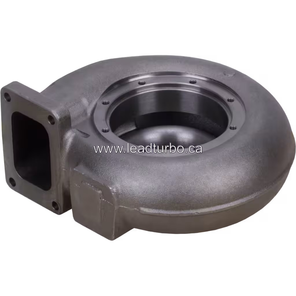 Turbine Housing 3522911 Unterseite mit bearbeitetem Turbineneinlass