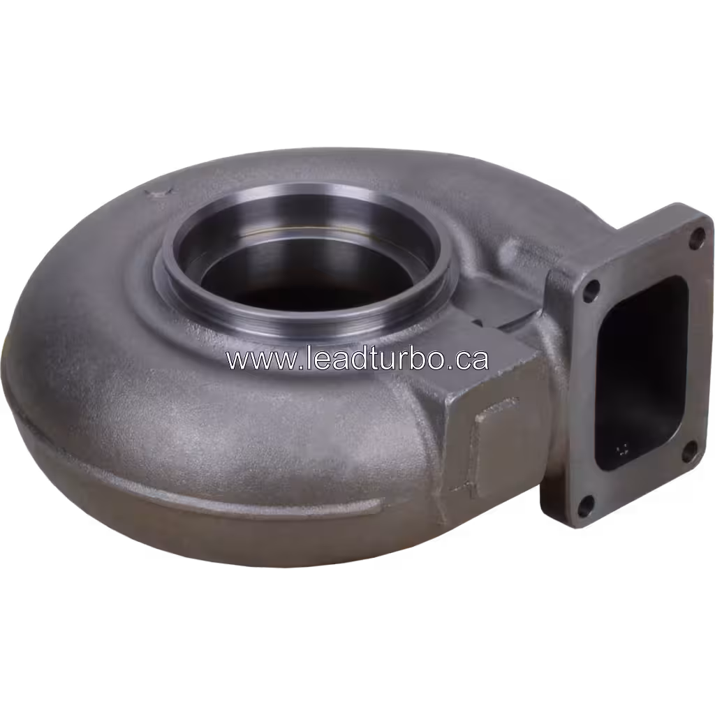 Turbine Housing 3522911 für Cummins KTA38, Ansicht von oben (45 Grad)