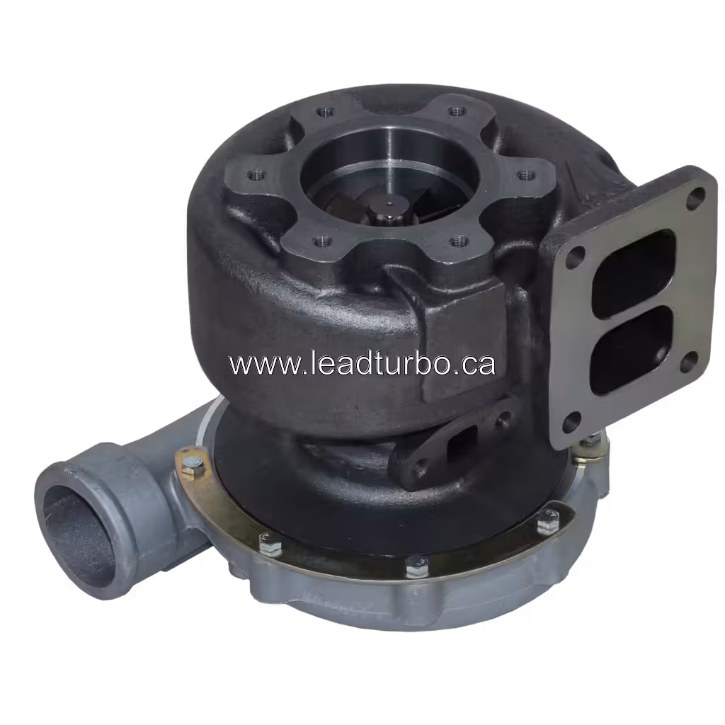 Turbo 312250 vista lateral com referências OEM