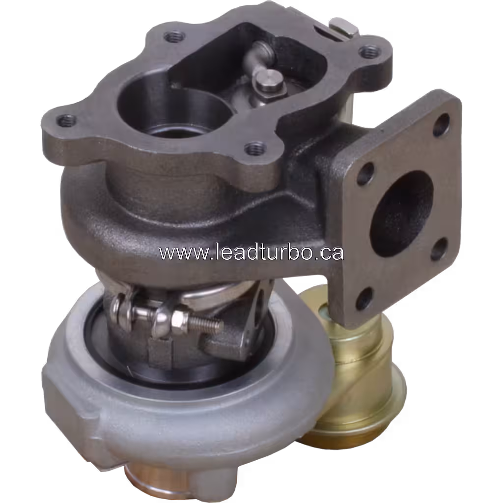Turbocharger 49131-02000 vista frontal e lateral