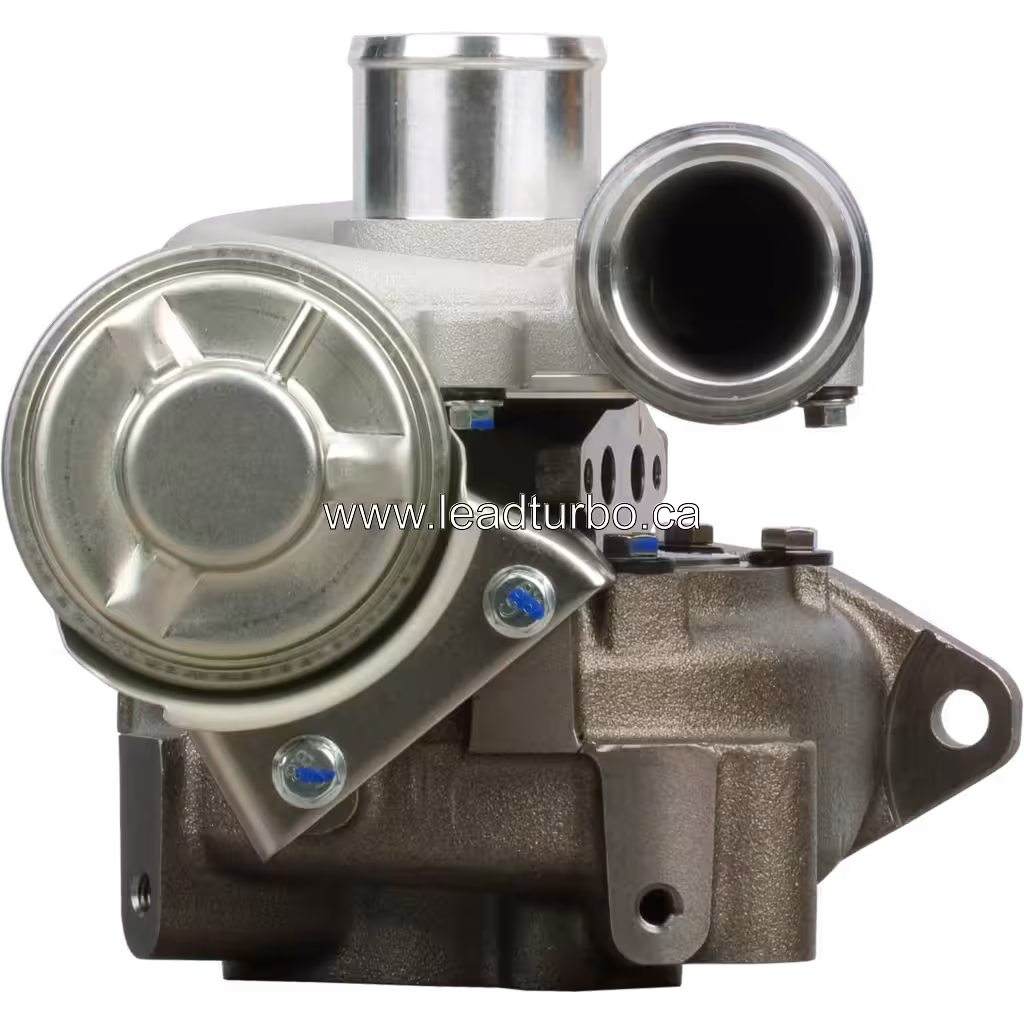 Turbo GT1749V 17201-27040 vista frontal con actuador de geometría variable