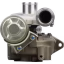 Turbo GT1749V 17201-27040 vista frontal con actuador de geometría variable