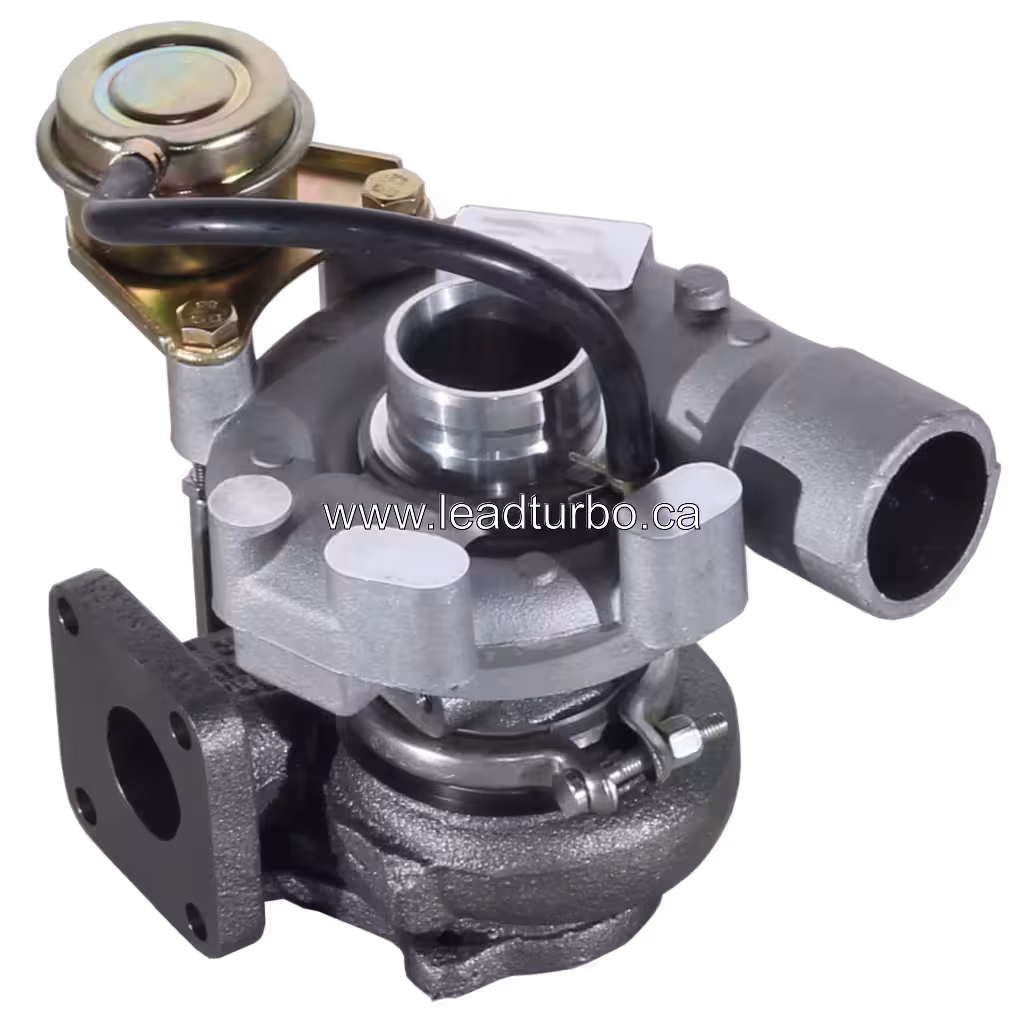 Turbo 49135-05000 vista frontal e conexões
