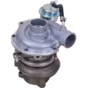 Vista lateral del turbo P756-TC para motor 4JB1TC